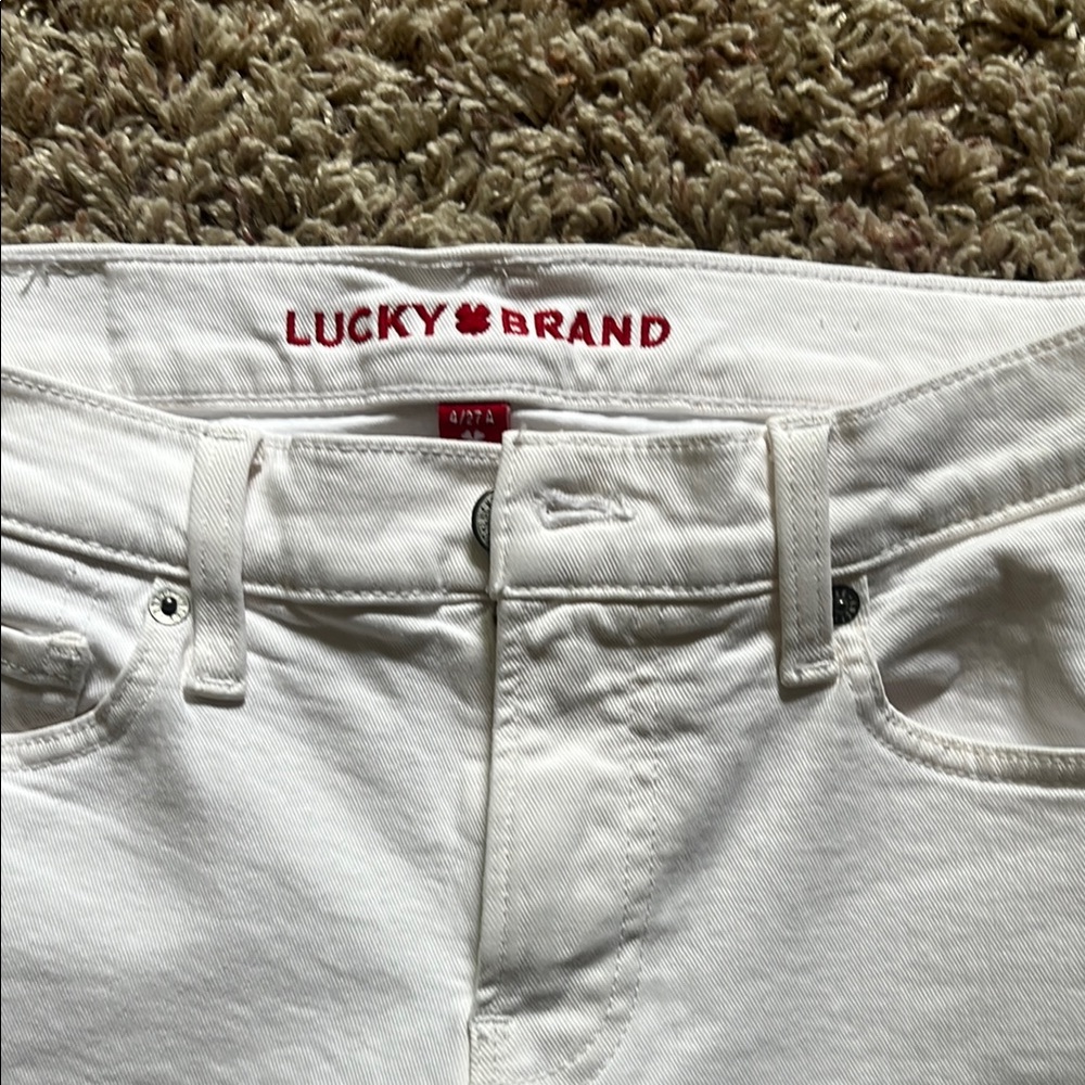 Lucky Brand Classic White Denim
